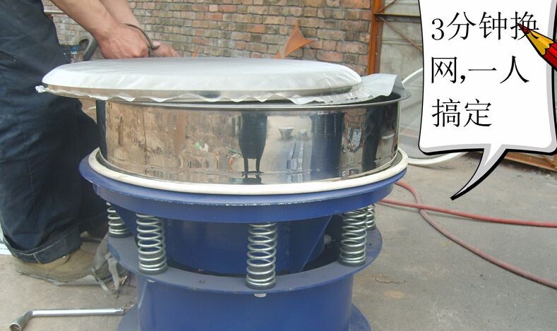 如何安全快速更換旋振篩篩網?